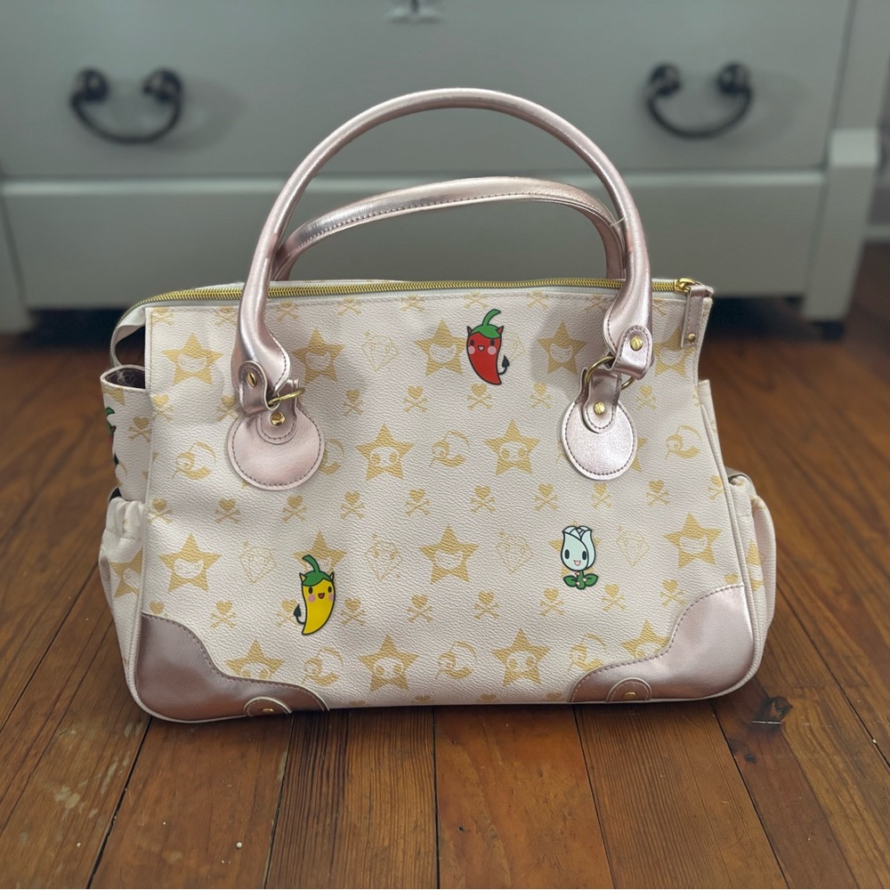 Hello Kitty x Tokidoki Pink and Green Shoulder Bag - Picture 2 of 13